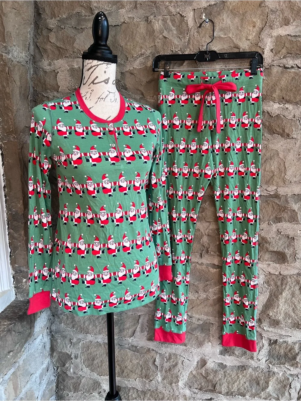 NWT size XS Woman’s Wimberly Wine down night night pajamas #2